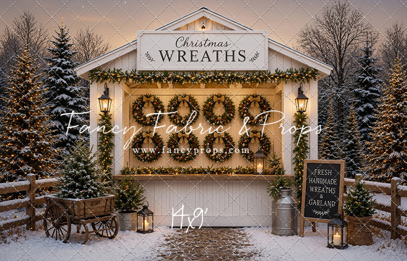Holly Wreath Stand - with Sweep Option