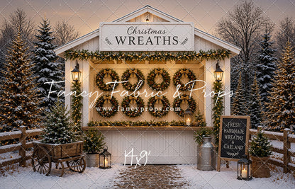 Holly Wreath Stand - with Sweep Option