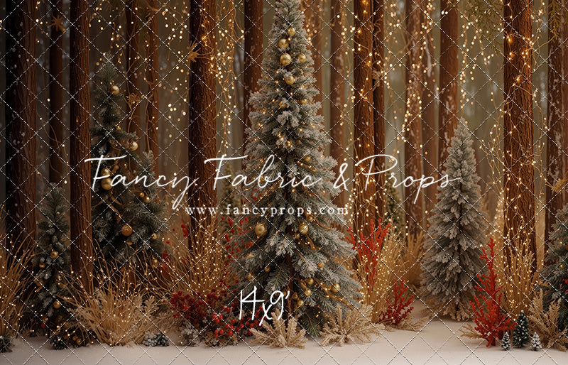 Holly & Pine Forest - With Sweep Option