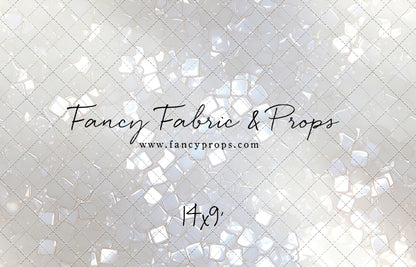 Iridescent White Sparkle