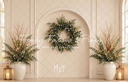 Ivory Evergreen Arch - With Sweep Option