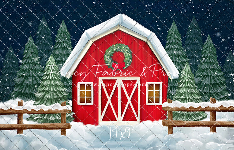 Evening Winter Homestead - with Sweep Option