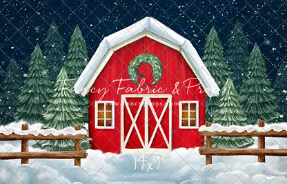 Evening Winter Homestead - with Sweep Option