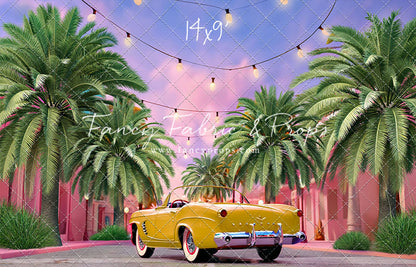 Malibu Shopping Center - Yellow Car - With Sweep Option