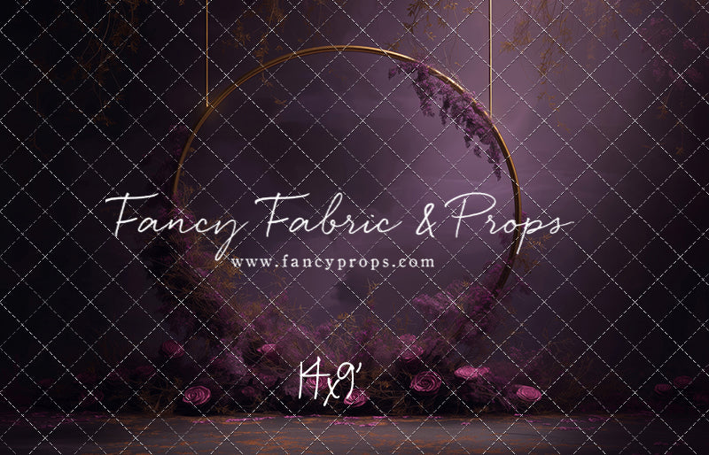 Moonlit Plum Petals - With Sweep Option