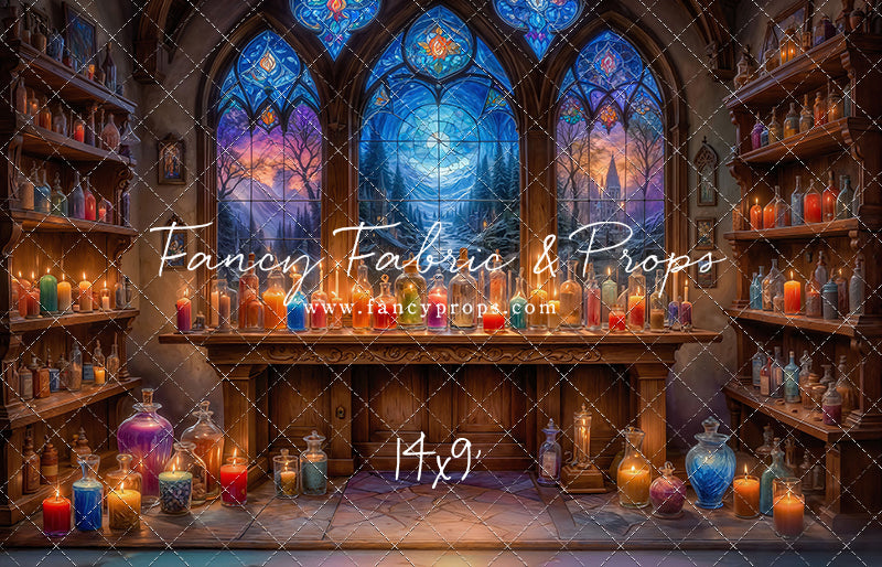 Mystic Potion Emporium - Cement Floor - With Sweep Option