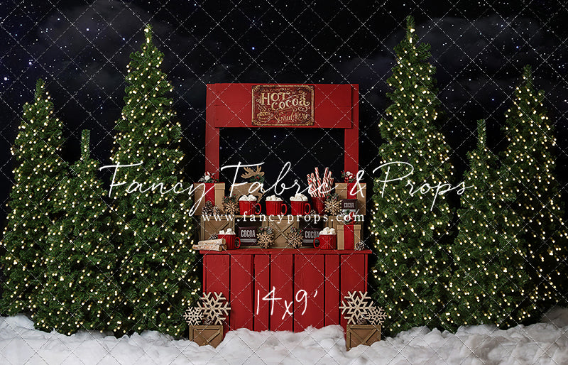 Nighttime Cocoa Stand