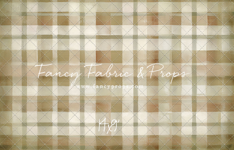 Oatmilk Plaid - With Sweep Option