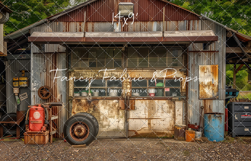 Old Rustic Garage - With Sweep Option