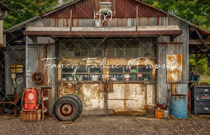 Old Rustic Garage - With Sweep Option