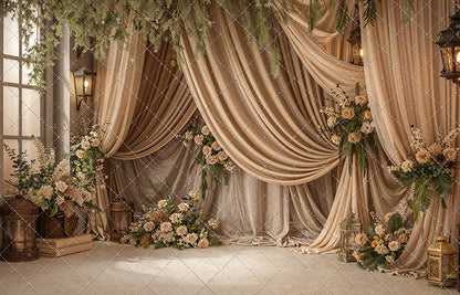 Olive Grove Drapes - With Sweep Option