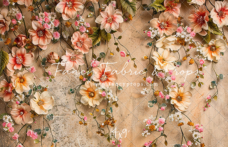 Painted Floral Peach