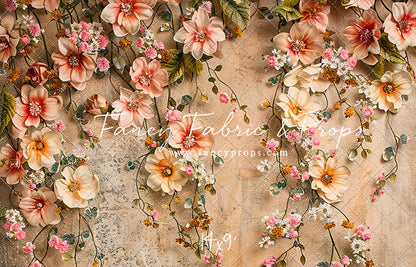 Painted Floral Peach