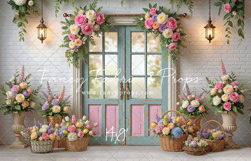Pastel Garden Doors - With Sweep Option