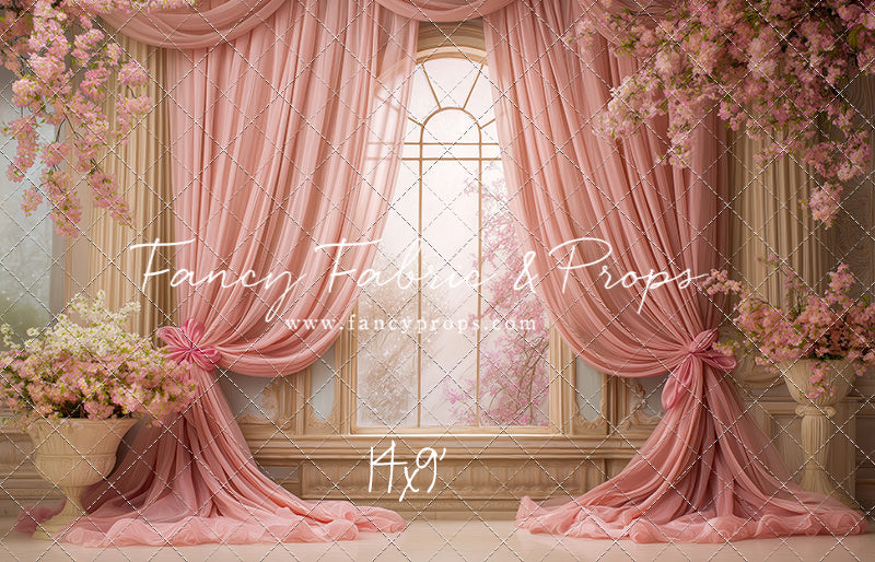 Pink Blossom Parlor - With Sweep Option