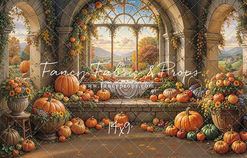 Pumpkin Patch Paradise - With Sweep Option