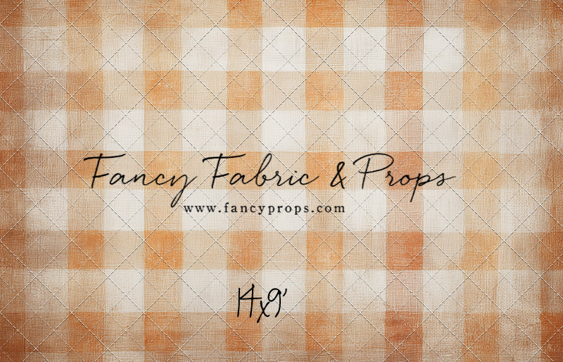 Pumpkin Patch Plaid - With Sweep Option