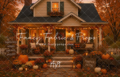 Pumpkin Patch Welcome - With Sweep Option