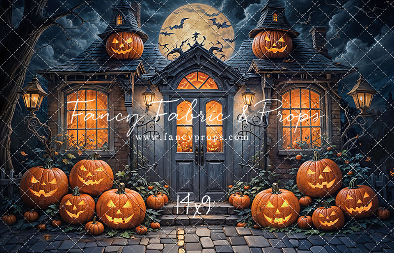 Pumpkin Path to Haunted Manor - With Sweep Option