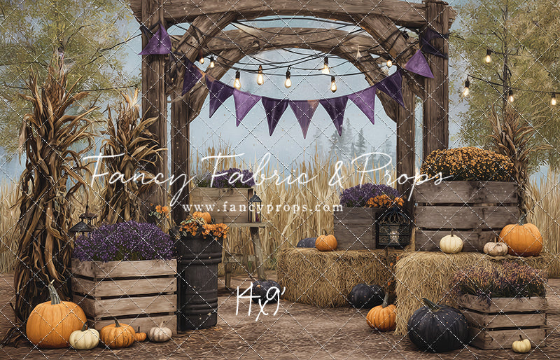 Pumpkin & Plum Harvest - with Sweep Option