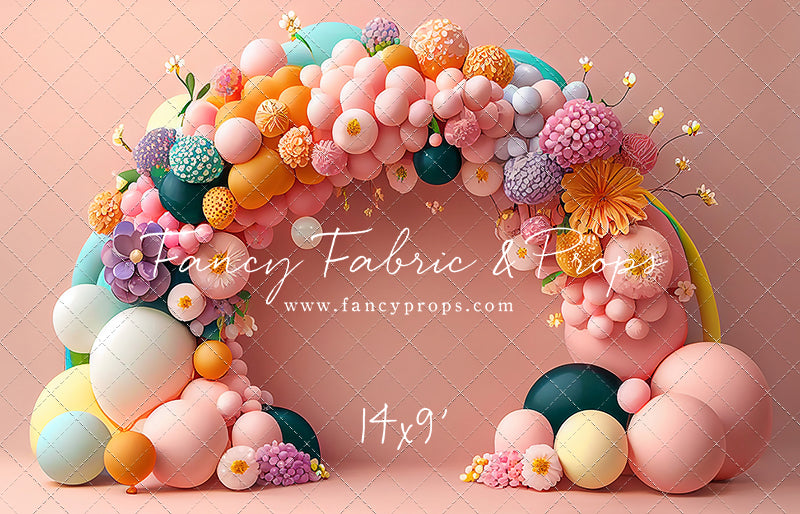 Rainbow Princess Paradise - Balloon Arch