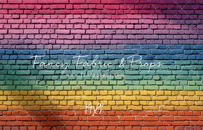 Rainbow Riot Brick - With Sweep Option