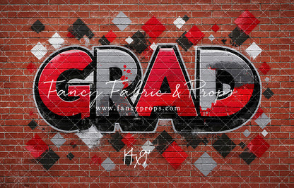 Red, Black & Gray Grad - With Sweep Option