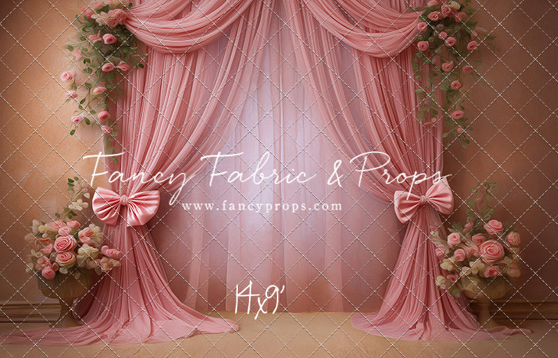 Rose Drapes - With Sweep Option