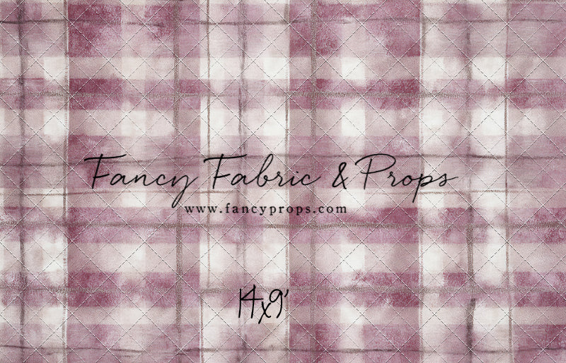 Rose Mist Plaid - With Sweep Option