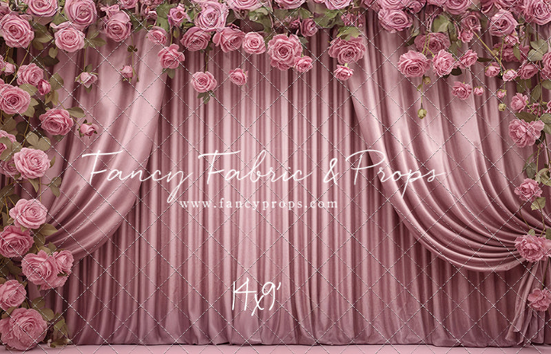 Rose Petal Curtain - With Sweep Option