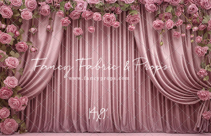 Rose Petal Curtain - With Sweep Option