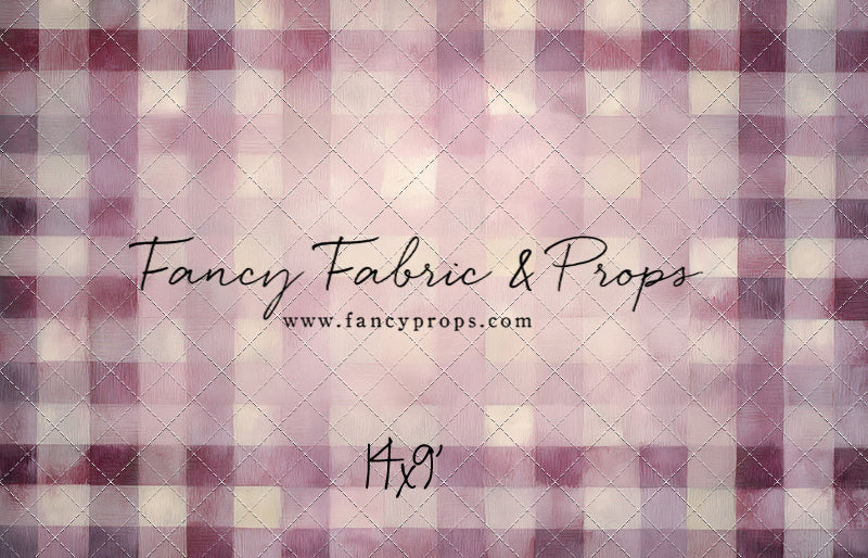 Rose Quartz Plaid - With Sweep Option