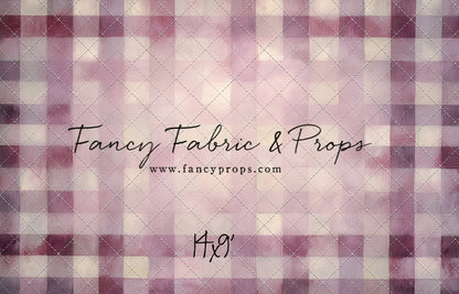 Rose Quartz Plaid - With Sweep Option