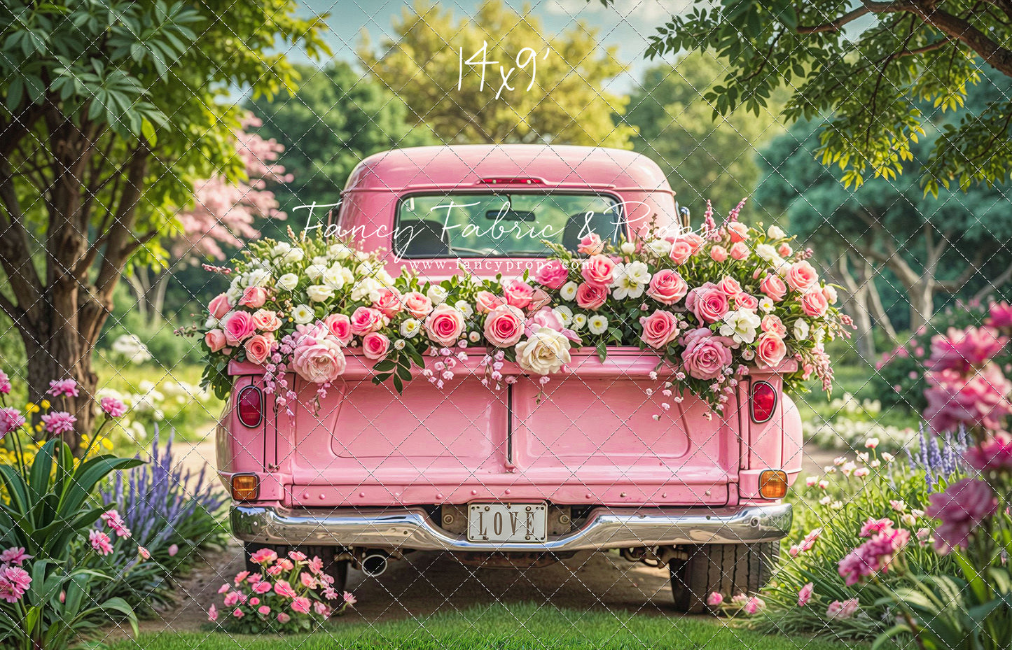 Rosy Little Sweetheart Truck - With Sweep Option