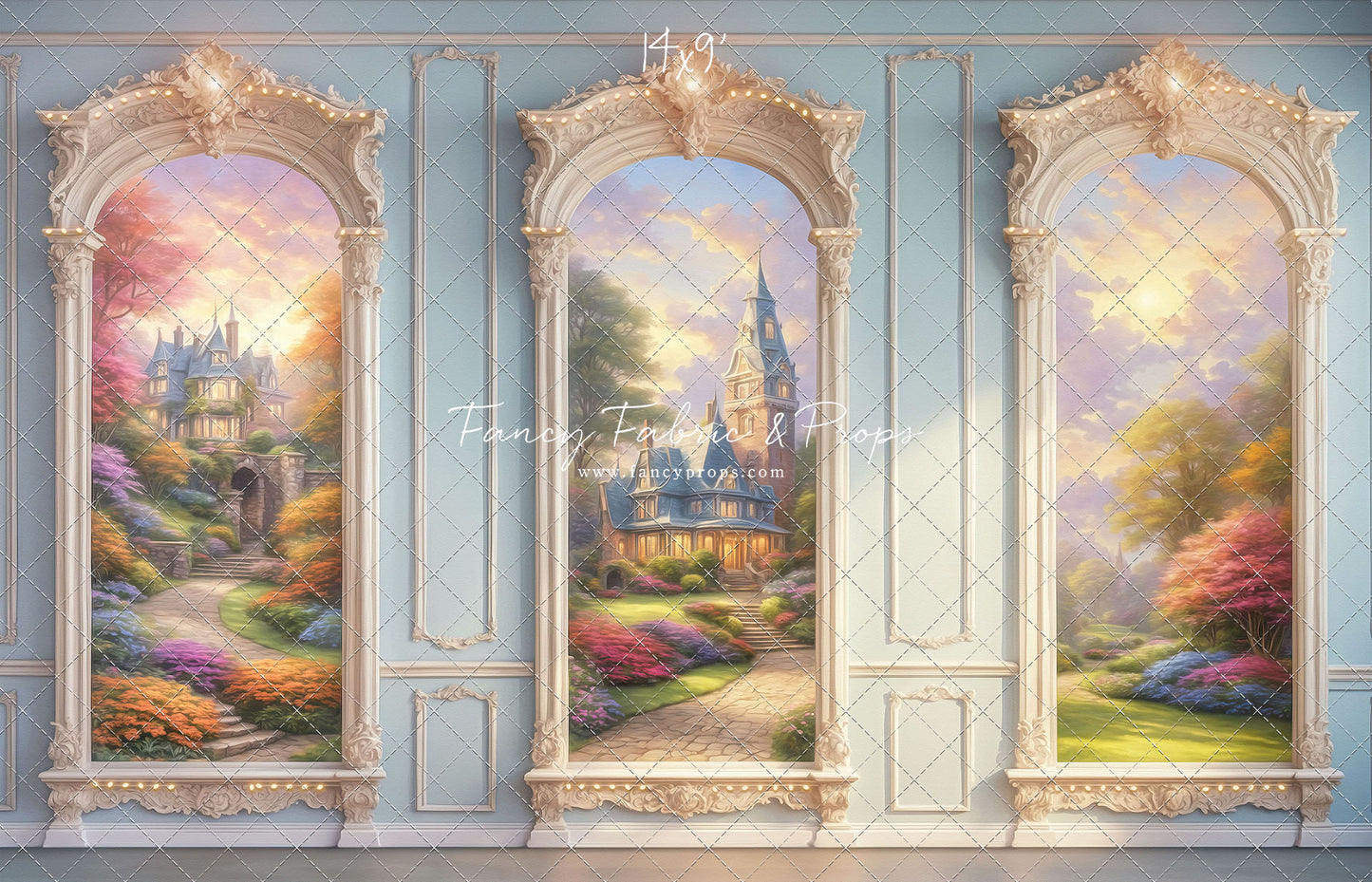 Royal Victorian Wainscoting Wall - With Sweep Option