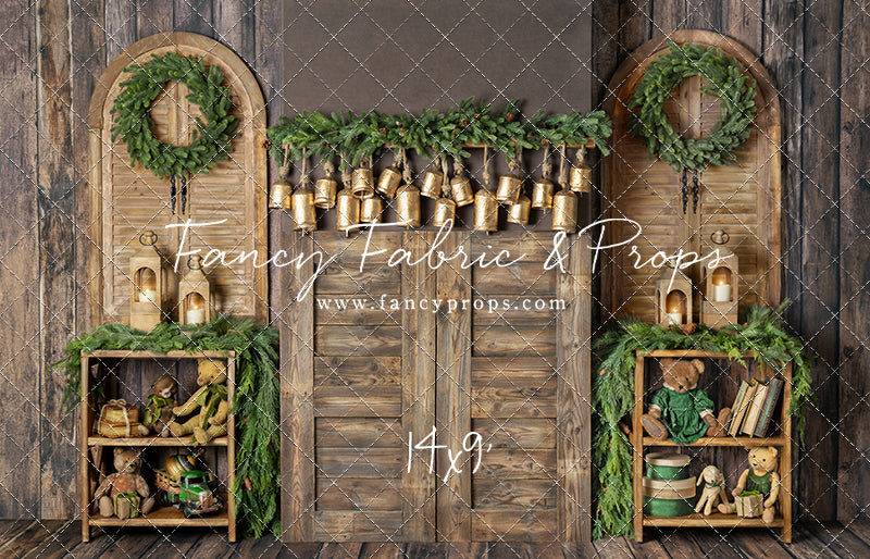 Rustic Christmas Charm Headboard