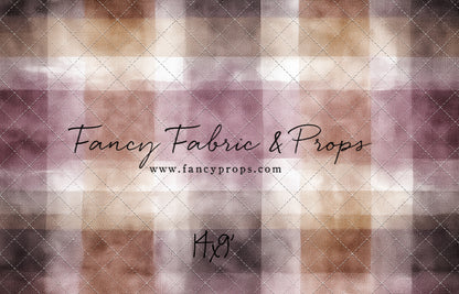 Rustic Plum Plaid - With Sweep Option