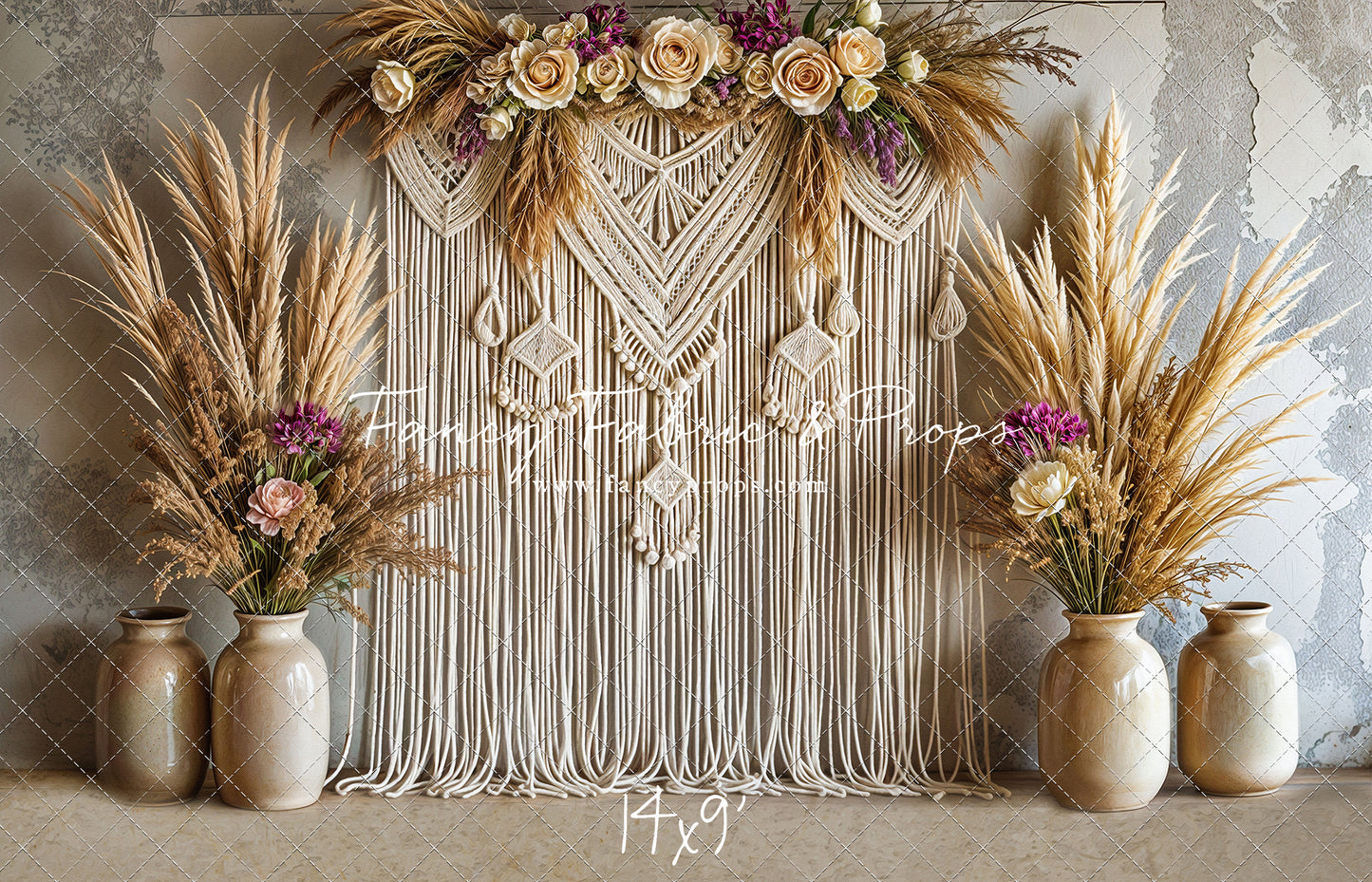 Rustic Woven Tapestry - With Sweep Option