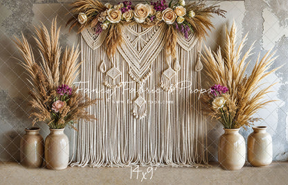 Rustic Woven Tapestry - With Sweep Option