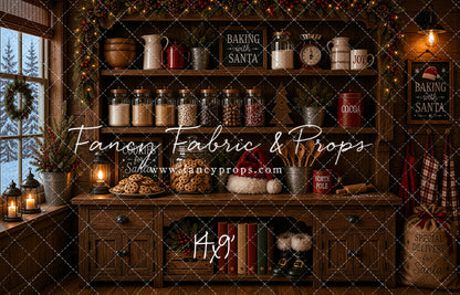 Santa's Cookie Cupboard - With Sweep Option