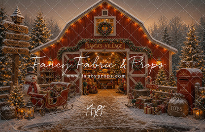 Santa's Village Barn - with Sweep Option