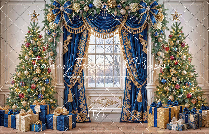 Sapphire & Gold Christmas - with Sweep Option