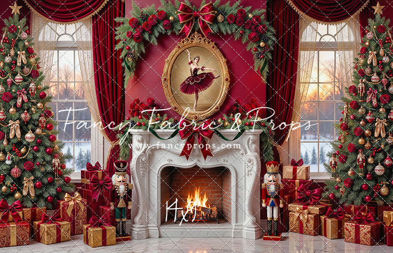 Scarlet Ballerina Christmas - with Sweep Option