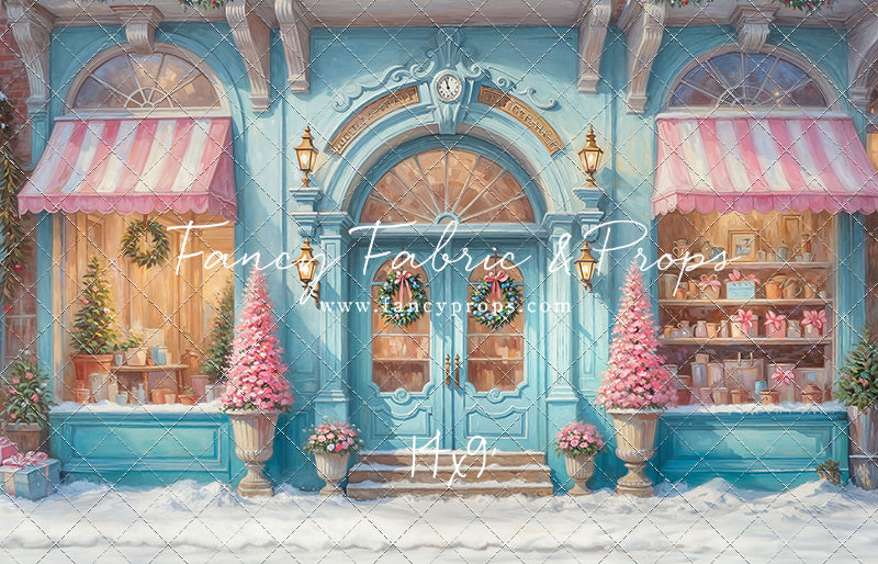 Snow-Kissed Winter Market - With Sweep Option