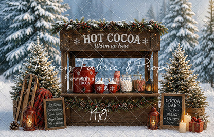 Snowflake Cocoa Station - With Sweep Option