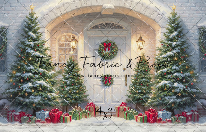 Snowy Doorstep Delight - With Sweep Option