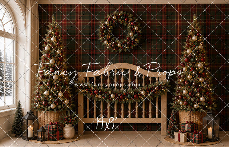 Sophisticated Holiday Headboard - with Sweep Option