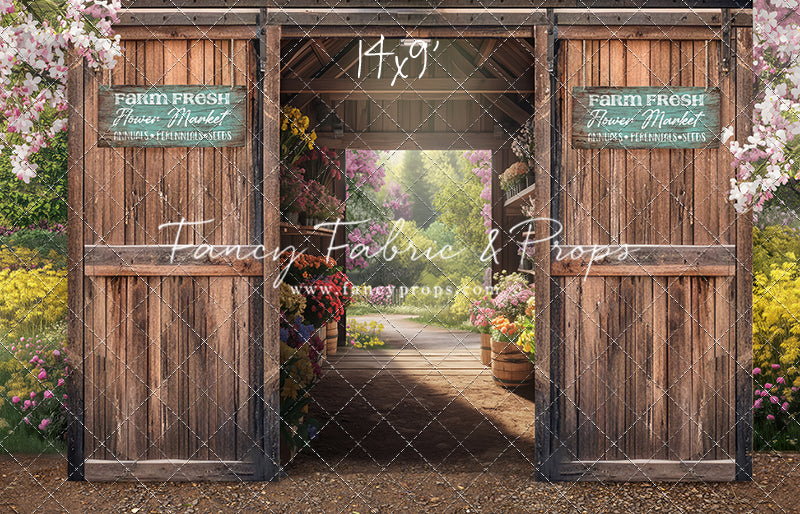 Farm Fresh Flower Barn - With Sweep Option