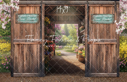 Farm Fresh Flower Barn - With Sweep Option
