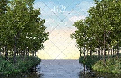 Spring at the Lake - With Sweep Option